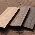 Material de construcción hueco en relieve 3d wpc decking